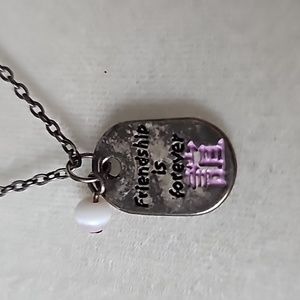 Friendship is Forever Necklace 18 Inches ⬜4